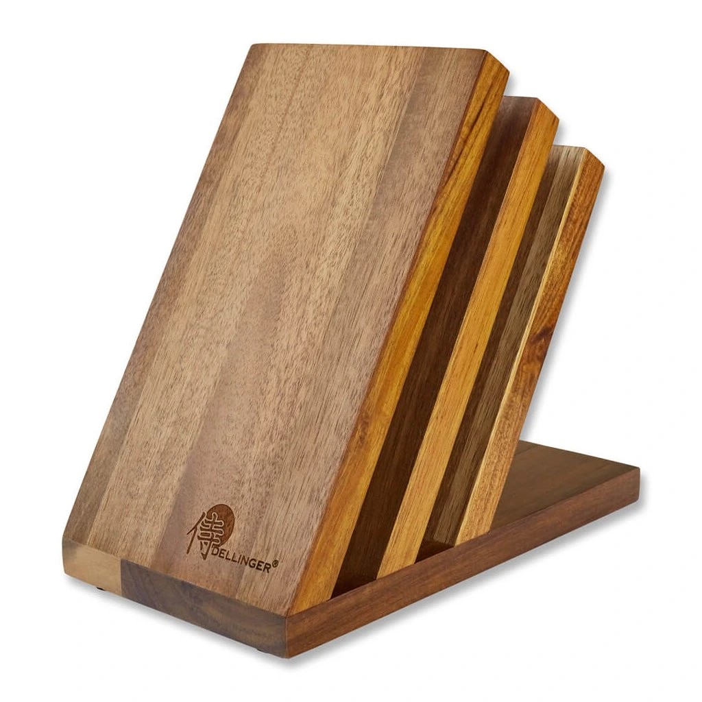 foto Magnetick� stojan na no�e Dellinger � p��rodn� ak�ciov� d�evo